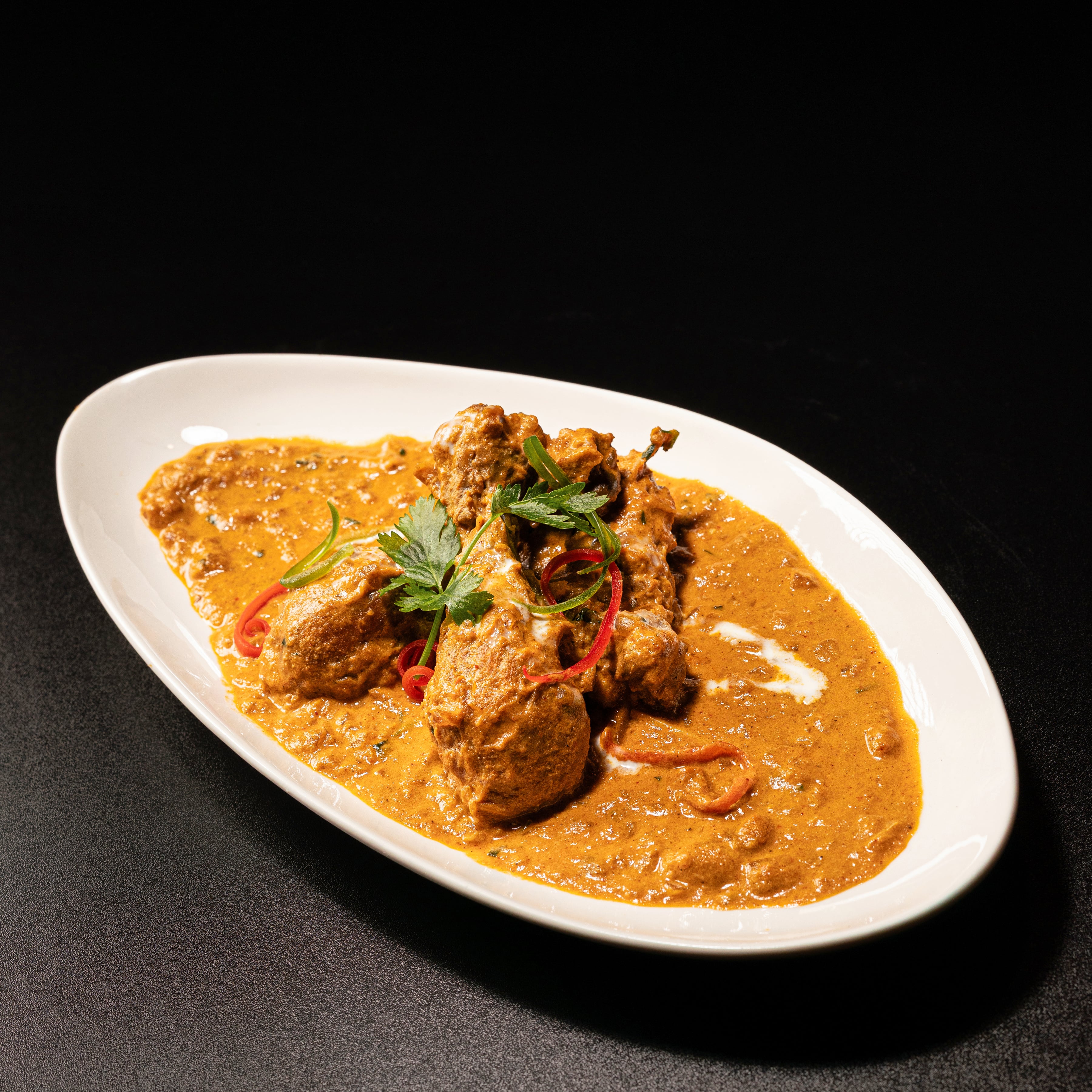 RaajGharana Food Dum khas tangri masala