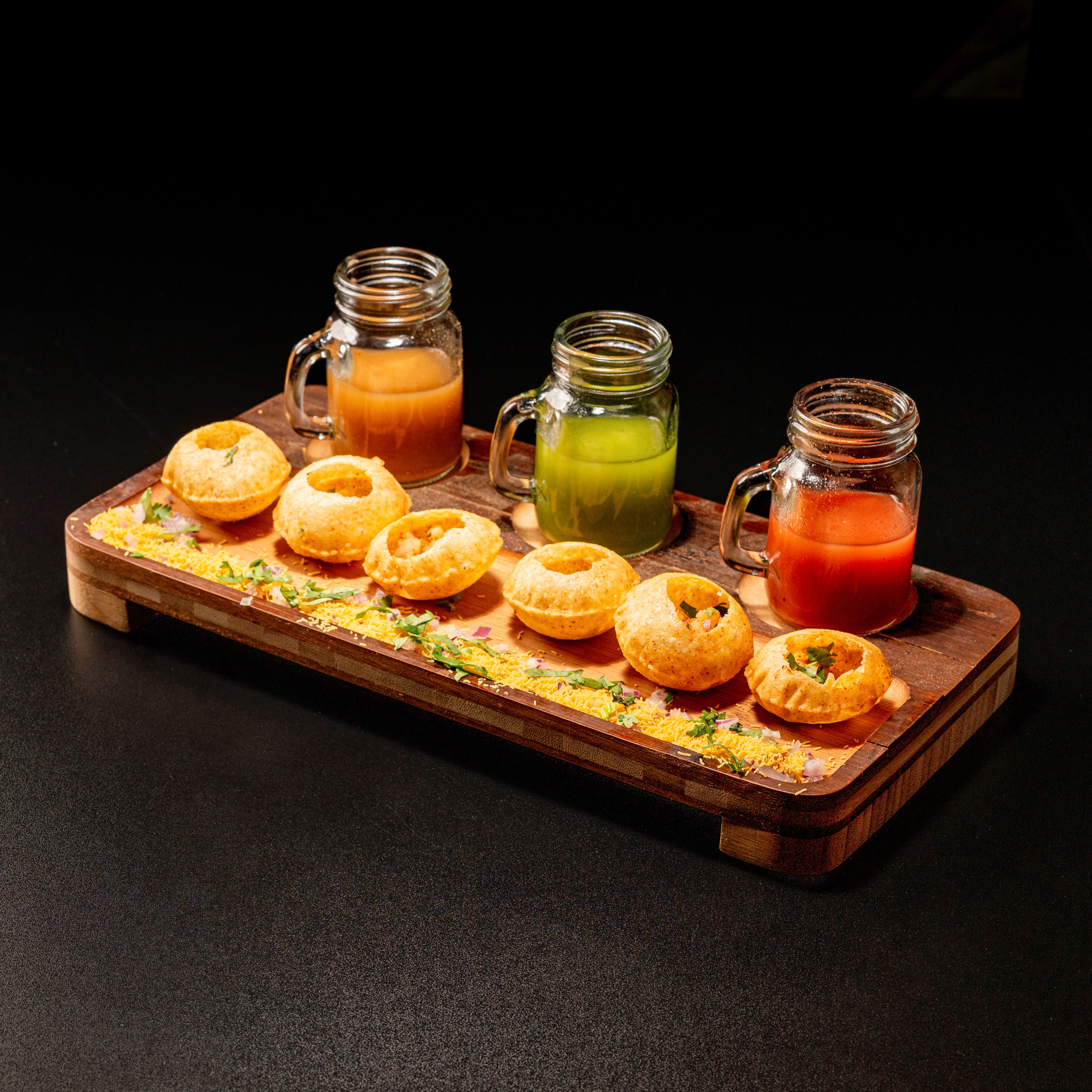 RaajGharana Food Fusion Pani Puri Trio 