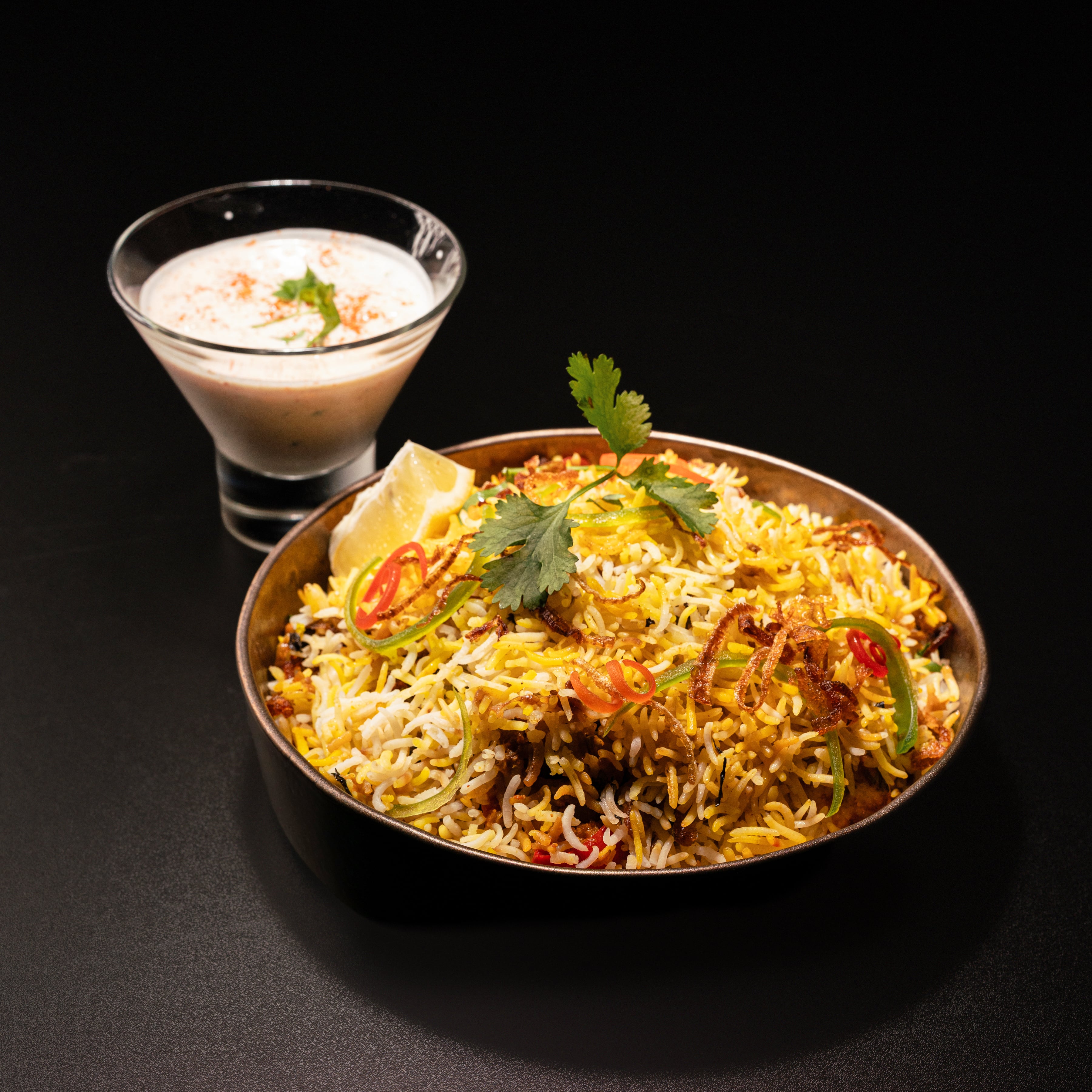 RaajGharana Food Vegetable dum biryani